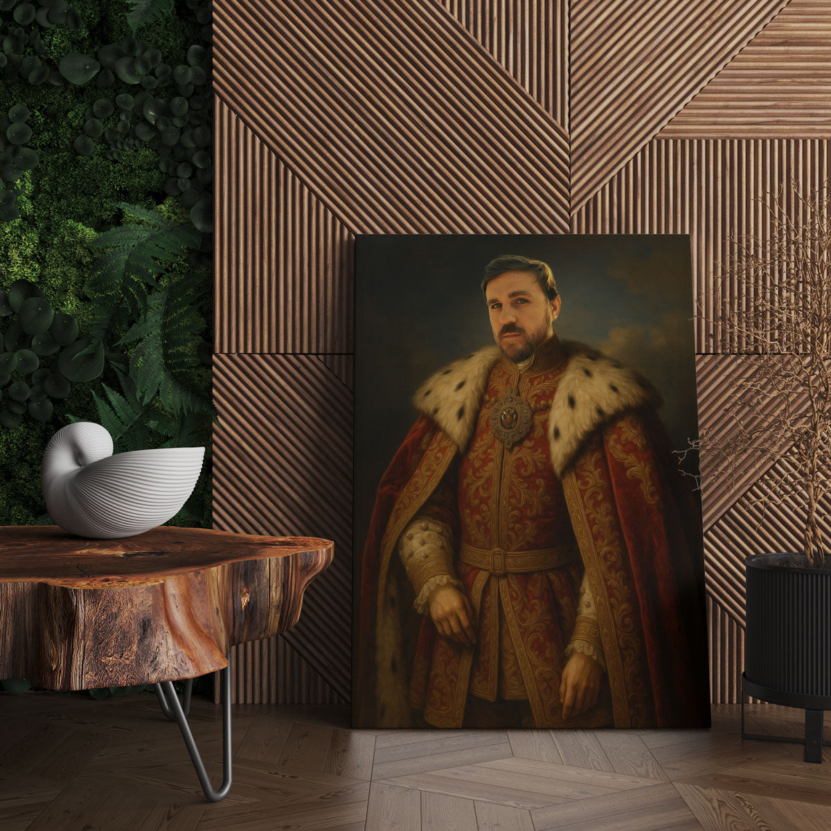 Personalizowany Obraz „Król Regent” z Twojego Zdjęcia - Królewski Portret Na Płótnie