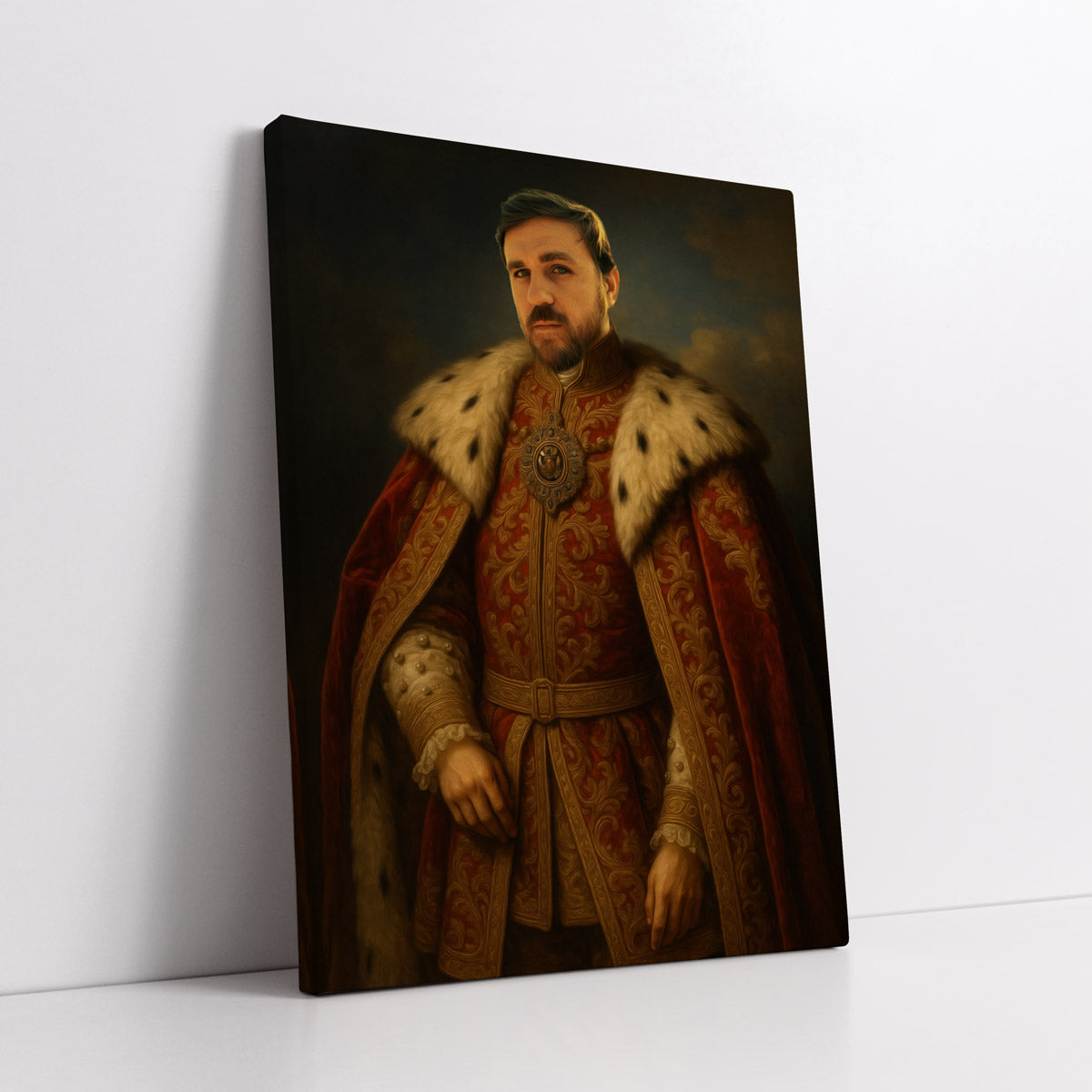 Personalizowany Obraz „Król Regent” z Twojego Zdjęcia - Królewski Portret Na Płótnie