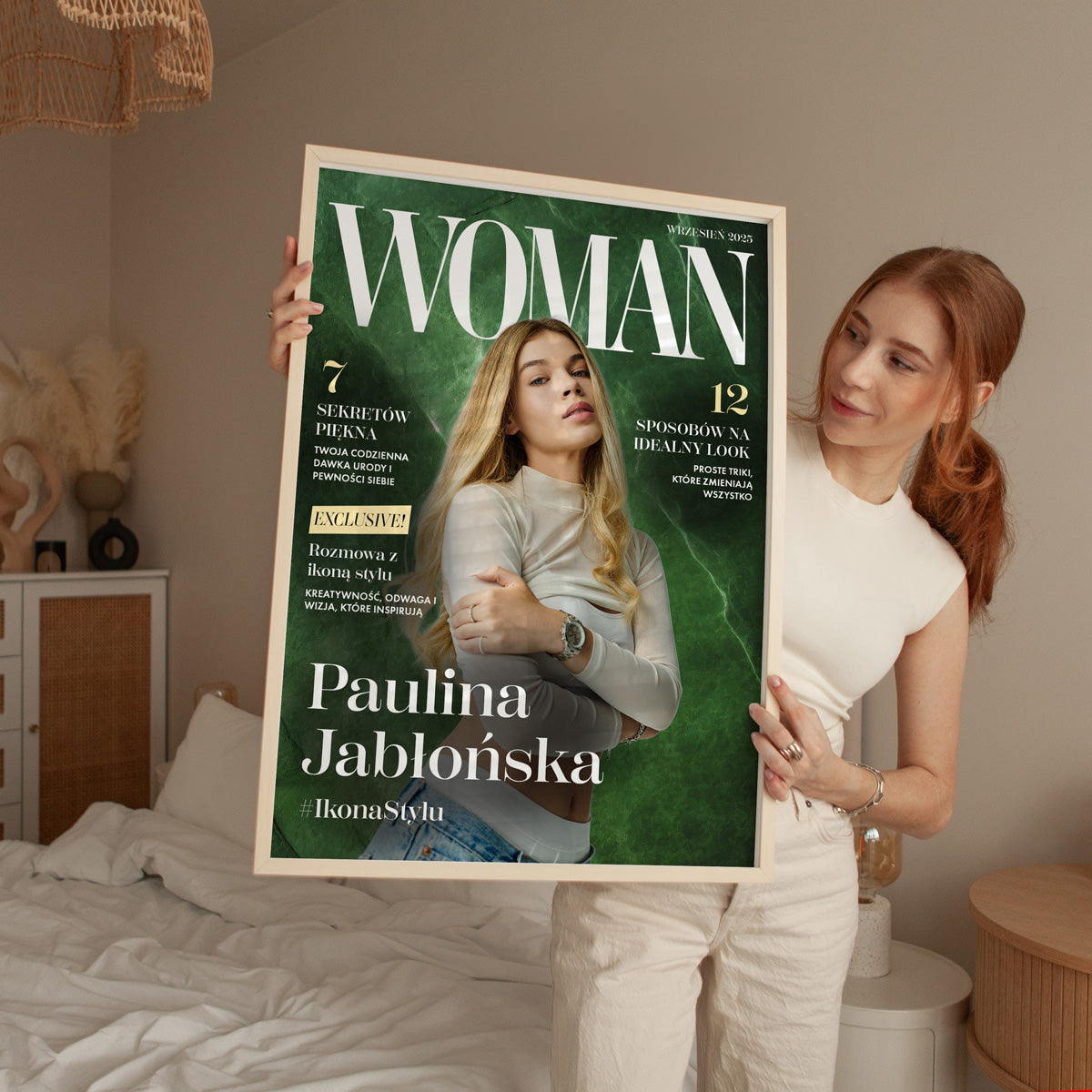 Personalizowany plakat gazeta