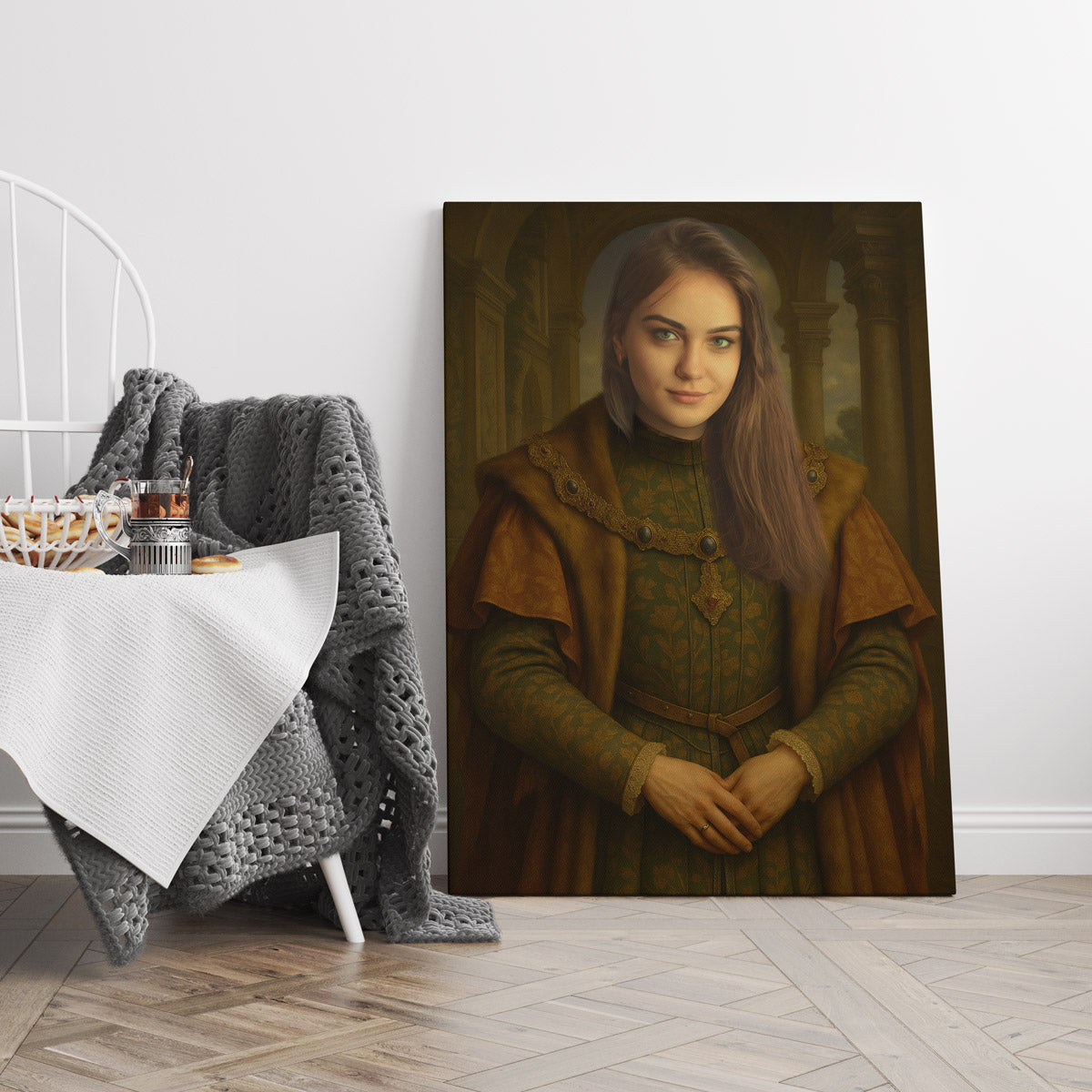 Portret Królewski z Twojego zdjęcia – Królowa Dworu