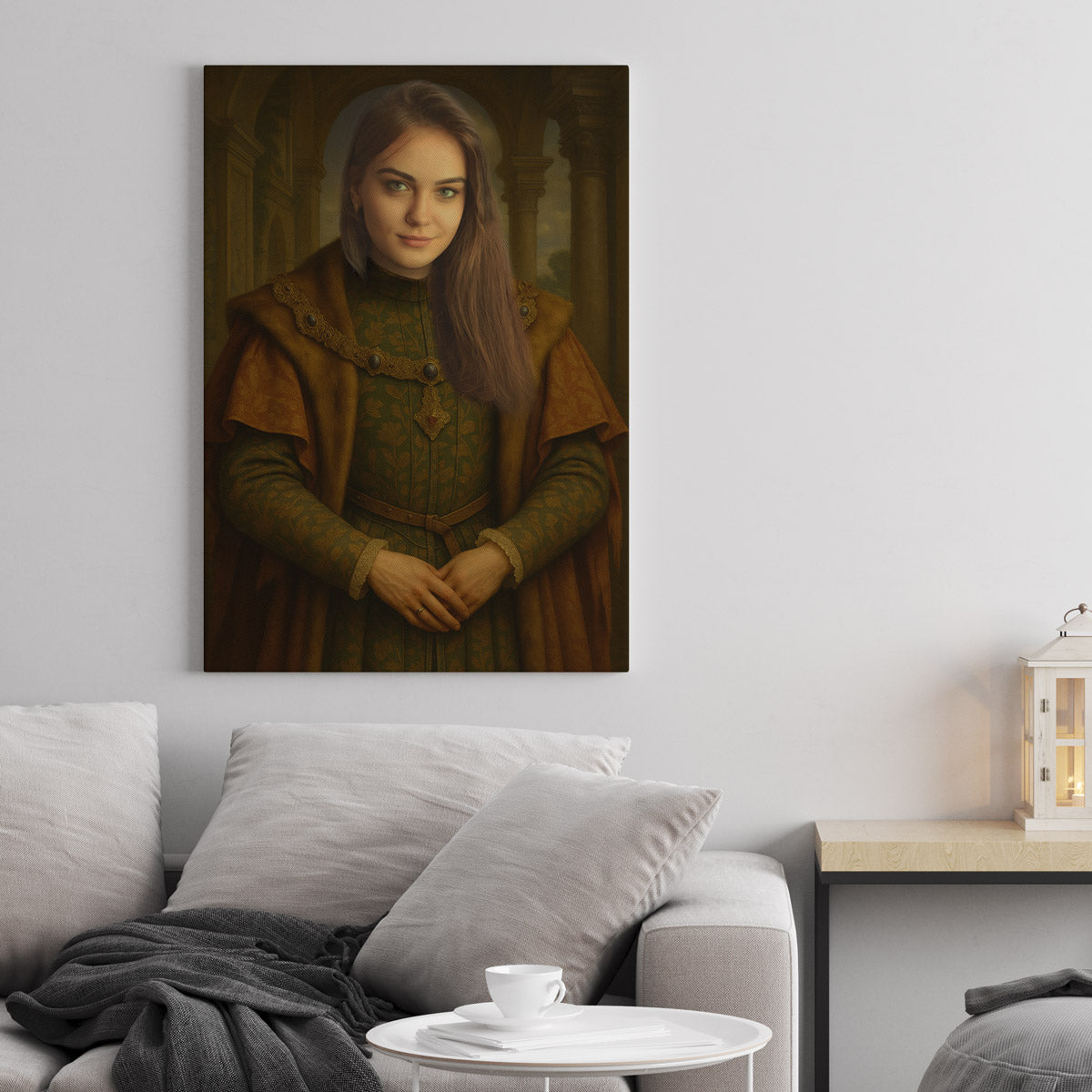 Portret Królewski z Twojego zdjęcia – Królowa Dworu