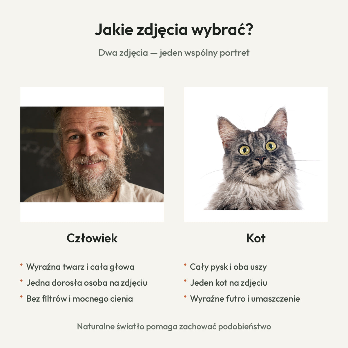Kapitanowie Przygody — obraz na płótnie z kotem — jakie dwa zdjęcia wybrać