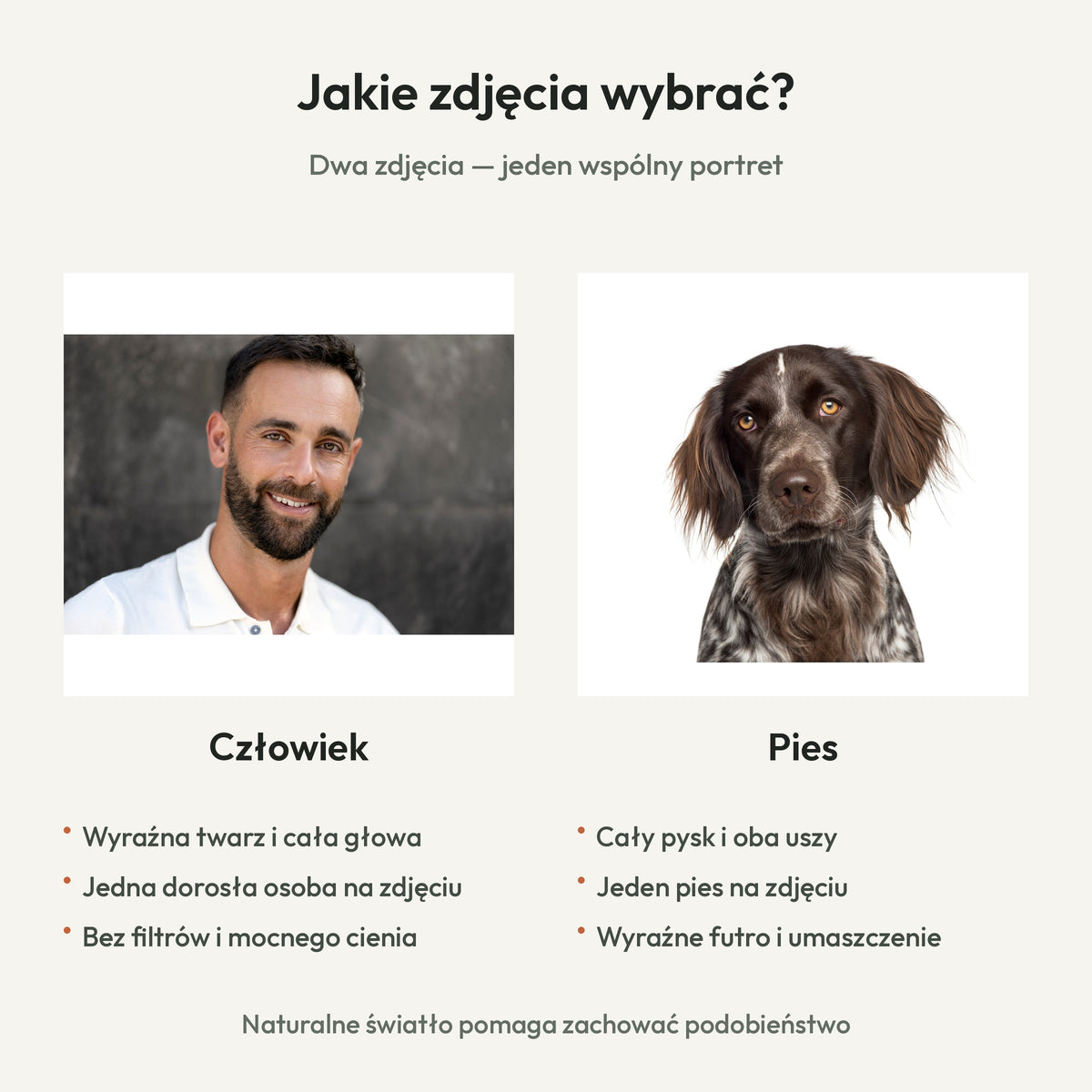 Mistrzowie Warsztatu — plakat z psem — jakie dwa zdjęcia wybrać