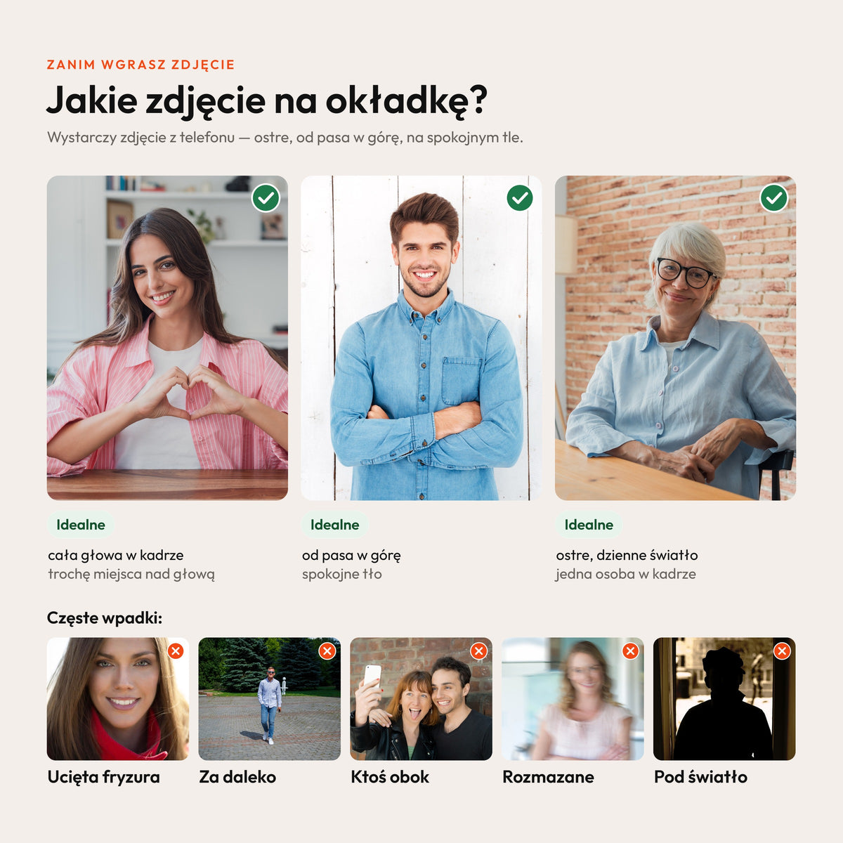 KLASA — jakie zdjęcie wybrać na okładkę: przykłady dobrych zdjęć i częstych wpadek