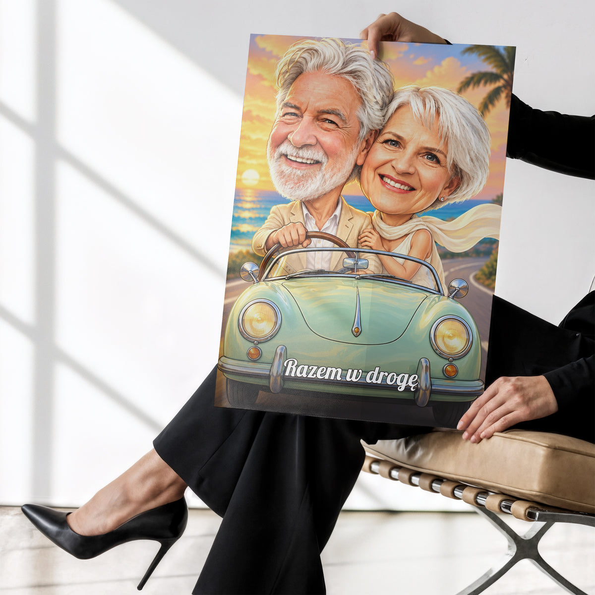 Razem W Drogę — plakat w dłoniach C-PL-KAR-DOUB-03-2130-NF