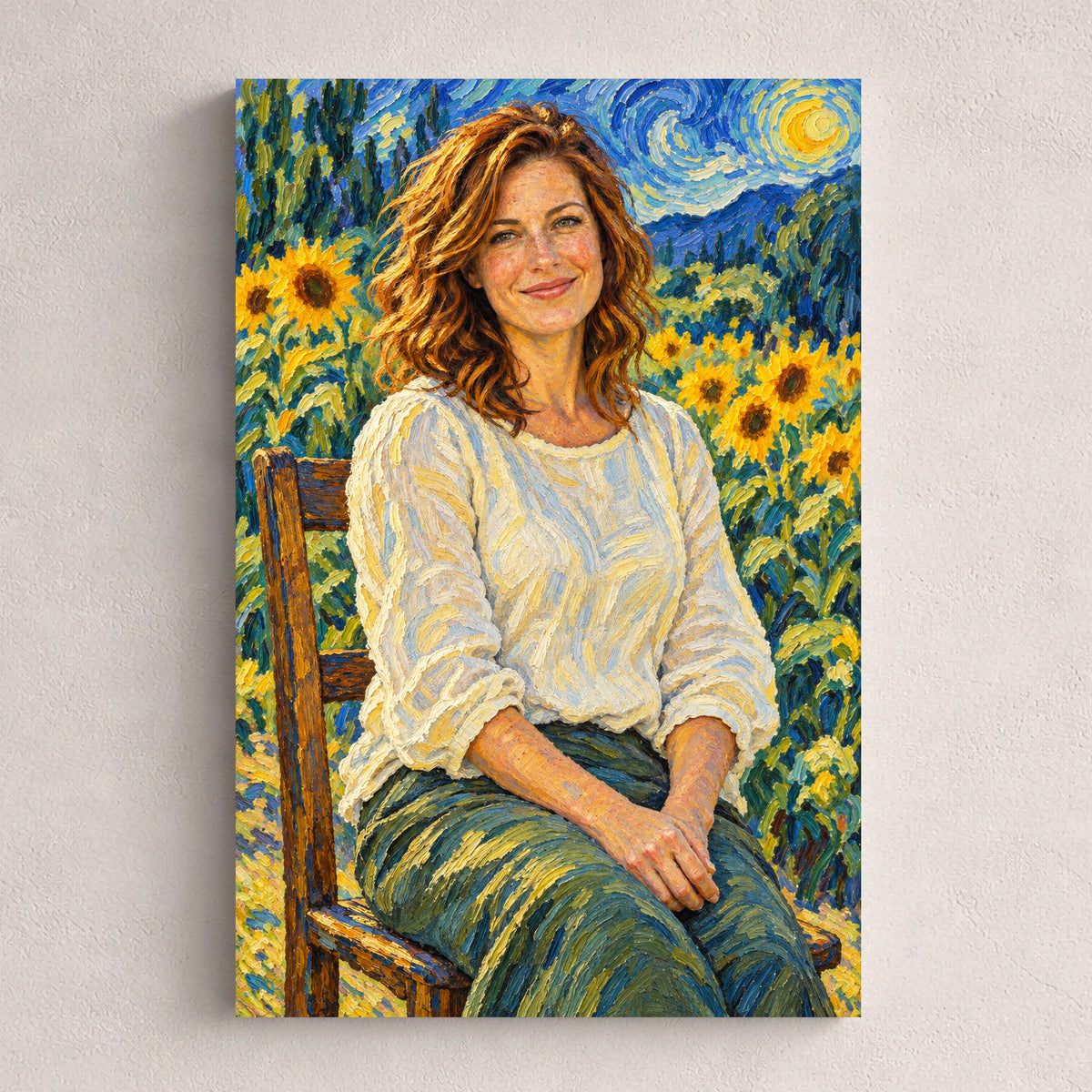 Van Gogh — personalizowany obraz na płótnie ze zdjęcia, przykład obrazu w rozmiarze 20×30 cm