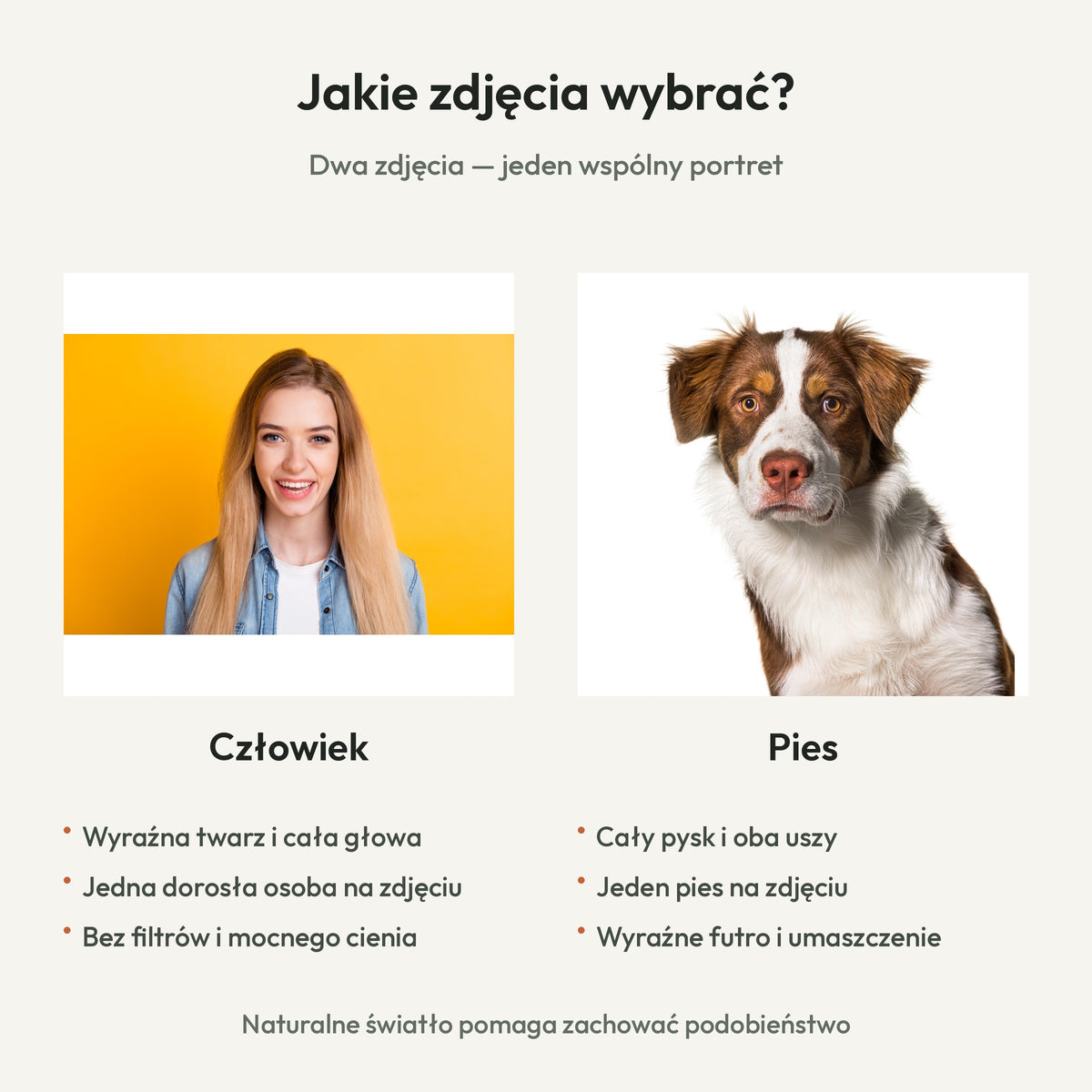Wielkie Plany — plakat z psem — jakie dwa zdjęcia wybrać